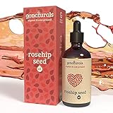 GoNaturals® Hagebuttenöl BIO | 100% rein und kaltgepresst | 100ml | Gesicht Rosenöl | Vegan und Cruelty Free | Parfümfrei und Ohne Zusätze Rosehip Oil