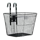 Oshhni Vorne Fahrradkorb Einstellbar mit Haken Zubehör Ersetzen Teil Schlanke Kleinigkeiten Container Fahrrad Korb Fracht Rack