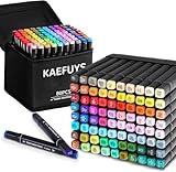80 Farben Alkohol Stifte Set, Schnell Trocknende Marker...