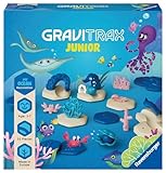 Ravensburger GraviTrax Junior Extension Ocean - Erweiterbare Kugelbahn für Kinder, Murmelbahn überwiegend aus nachwachsenden Rohstoffen mit Lernspielzeug und Konstruktionsspielzeug ab 3 Jahren