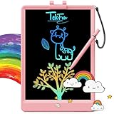 TEKFUN Maltafel Zaubertafel 8,5 Zoll, Lcd Schreibtafel Kinder Spielzeug ab 3 4 5 6 7 8 Jahre alt Junge Mädchen, Umweltfreundlich Heller Bunten Schrift Pad Lernspielzeug