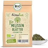 Melissentee BIO | 250g | 100% Melisse ohne Zusätze | Melissenblätter Tee getrocknet geschnitten lose | vom Achterhof