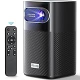 Osoeri Mini Beamer, Mini Projektor 4K, 1080P, Bluetooth, WLAN, Autofokus, 4P Leiter Portable Smart Projector, DLP Videoprojektor Mit 2 * 10 W 3D-Lautsprecher, Staubdichte Full HD Beamer 4K Android TV