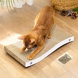 Conlun - Katzen Kratzbrett - Katzen Kratzpappe mit Premium-Kratztextur, langlebige Kätzchen Kratzmatte umkehrbar, 1er-Pack