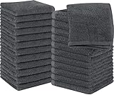 Utopia Towels - Seiftücher, 30x30 cm, Washclappen aus 100% Baumwolle (24 Stück, Grau)