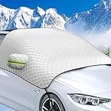 IAZRENOV Frontscheibenabdeckung Auto Für Suzuki Swift 2013-2024, Winter Magnet Windschutzscheibenabdeckung Frontscheibe Abdeckung Frostschutz Sonnenschutz für die Gegen Schnee EIS Staub,A/Green
