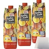 usy Bundle für Hofgut Gelber Multi Direktsaft 3er Pack (3x1l Packung) + usy Block