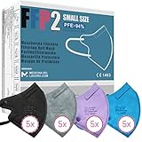 20 FFP2/KN95 Maske CE Zertifiziert Kleine Größe Small,...