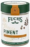 Fuchs Gewürze - Piment gemahlen - zum Würzen von Rotkohl, Suppen oder für Lebkuchen-Gewürzmischungen - natürliche Zutaten - 50 g in wiederverwendbarer, recyclebarer Dose