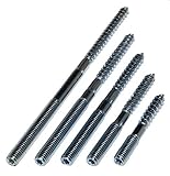 rohrfix-24 150 Stück Stockschrauben M8 mit Torx, 5 gängige...