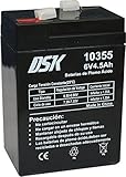 DSK 10355 - Versiegelte wiederaufladbare AGM-Bleibatterie 6V...