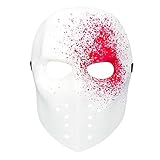 Boland 72276 - Maske Blutiger Killer, Gesichtsmaske, Eishockey-Maske, Bloody Killer, Psycho, Accessoire, Halloween, Karneval, Mottoparty