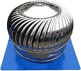 Rotierende Kaminhaube – Wasserdichter Turbinenventilator mit verzinktem Lager für verbesserte Effizienz, Rauchabluft-Belüftungslösung