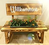 Blumenbänkchen - Blumenbankerl personalisiert ca. 60x60cm...