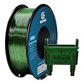 GEEETECH PETG Filament 1.75mm Metallic Grün, verbesserte Hochfestigkeit 3D-Drucker Filament, Glanzfinish, ±0,03mm Präzision-1kg Spule