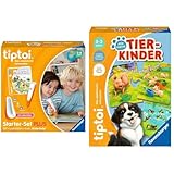 Ravensburger tiptoi Starter-Set Plus 00159: Stift und Buch Meine schönsten Kinderlieder & tiptoi 00108 - Alle Meine Tierkinder