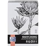 Oxford Artistic Skizzenblock A5 50 Blatt, Zeichenblock mit...