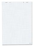 Herlitz 10834141 Flipchartblock, 68x99cm (kariert/gelocht),...