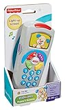 Fisher-Price Lernspaß Lernspielzeug für Babys Hündchen-Fernbedienung Spielzeugfernbedienung mit Musik und Lichtern für Kinder ab 6 Monaten, Version: UK-Englisch , DLD30