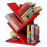 Kleines Holz-Bücherregal für CD/Zeitschriften/Bücher, freistehend, für Zuhause, Büro, Wohnzimmer, Ausstellungsregal – kleines Bücherregal