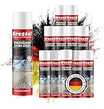 Sprühkleber Extra Stark – Industrielles Klebespray mit verstellbarem Sprühkopf – Schnelltrocknend & Präzise Dosierbar, Sprühkleber Schaumstoff, Dachhimmel, Holz, Metall, Kunststoff, etc. 12x 500 ml