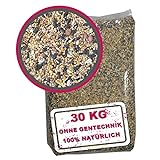 WILDVOGEL-VITAL 30 kg - Premium Ganzjahresfutter für Wildvögel / Gartenvögel mit Erdnüsse und Französischen Sonnenblumenkerne - OHNE GENTECHNIK!