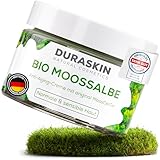 Duraskin® BIO Moossalbe gegen Falten mit hochwirksamen MoosCellTec | Mooscreme für Gesicht mit Anti Aging Wirkung als Feuchtigkeitscreme für Tag & Nacht | vegane Naturkosmetik Made in Germany