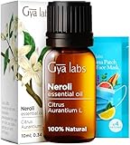 Gya Labs Ätherisches Neroliöl für Diffusor – Natürlicher Duftstoff Neroliöl für die Haut, Aromatherapie, Seifen- und Kerzenherstellung – Frischer Blumenduft – 100% natürlich (10 ml)