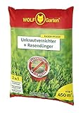 WOLF Garten WOLF-Garten - 2-in-1: Unkrautvernichter plus Rasendünger SQ 450, beige