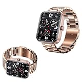 Wizvox 2025 Fitnessuhr Herren - Smartwatch Mit 𝐁𝐥𝐮𝐭𝐳𝐮𝐜𝐤𝐞𝐫𝐦𝐞𝐬𝐬𝐮𝐧𝐠 50 Sportmodi 1.9' Smartwatch Damen Mit EKG Modischer Begleiter,Copper