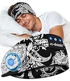 LC-dolida Schlafkopfhörer Bluetooth Stirnband Kopfhörer, Schlafkopfhörer Seitenschläfer Schlaf zum Kopfhörer 15+Std Playtime Schlafstirnband mit HiFi-Stereo für Sport Training,Joggen,Yoga,Reisen