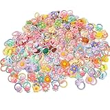 Vxcbad 100 Stk Bunte Haargummis Mädchen, Haargummi Mädchen, Karikatur Haarschmuck, Baby und Kinder - Mit Blumen und Fruchtmotiven - Pferdeschwanz Haargummi Set