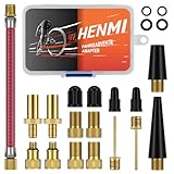 HENMI Fahrradventil Adapter Set, Alle Ventiladapter Fahrrad,...