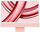 2023 Apple iMac mit Apple M3 Chip mit 8-Core CPU und 8-Core GPU (24-zoll, 8GB RAM, 256GB SSD Kapazität, 2 Anschlüsse) Rosé (Generalüberholt)
