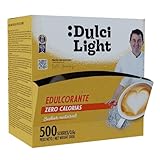 ‎DULCI LIGHT DULCE Y FAVORABLE Sucralose Süßstoff Sticks 500 Stück, einzeln verpackt, Süßungsmittel ohne Kalorien für Getränke und Lebensmittel, natürlicher Zuckerersatz