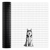 ARIFARO 1,5m x 15,2m Maschendraht Metallzaun - Gittergröße 5cm x 7,5cm - 2 mm Drahtdurchmesser mit PVC, Metallgitterrolle mit Feuerverzinkt Beschichtung für Hunde, Hühner, Rehe, Kaninchen