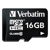 Verbatim Premium Micro SDHC Speicherkarte mit Adapter, 16...