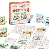 Ravensburger Spiele - 20878 - My first memory Fahrzeuge, Merk- und Suchspiel mit extra großen Bildkarten für Kinder ab 2 Jahren
