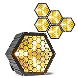 BeamZ RB90 6er Set Retro Stage Blinder 3 x 30 Watt LED Effektstrahler DMX Licht, 3-in-1 Bühnenlicht Deko DJ Lichtanlage Party, Lichtorgel Warmweiß, 72x RGB-SMD-LEDs, Stroboskop, Disco Beleuchtung