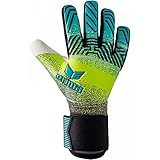 Erima Unisex Jugend FLEX RD Robusto Torwarthandschuhe (7222003), petrol/lime/schwarz, 4,5