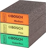 Bosch 3X EXPERT S471 Standard Schleifschwämme (für Farbe...