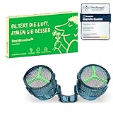 Nasenschutzfilter – Schutzfilter gegen Allergien und Verschmutzung – Hilft bei der Linderung von Allergien durch Pollen, Milben und Staub mit wiederverwendbarem Nasenfilter und 30 Einwegf (M)
