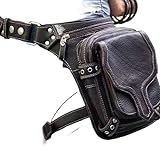 Beintasche Motorrad Tasche Bein Tasche Motorrad Ritter Satchel Männliche Und Weibliche Outdoor Nieten Tasche Kunstleder Fanny Pack Taille Tasche Motorrad Beintasche (Color : 01)