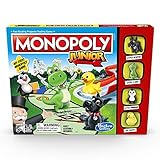 Monopoly Junior Game, Monopoly Board Game for Kids, Family Game for 2-4 Players