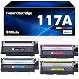 117A Color Laser MFP 178nw Toner Set Kompatibel für HP Color Laser MFP 179fwg 150nw 179fnw 150a 178nw 178 179 150 W2070A W2071A W2072A W2073A Tonerkartusche Schwarz Cyan Gelb Magenta 4er-Pack