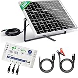 ECO-WORTHY 25W 12V Monokristallines Solarmodul Solarpanel...