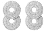 Samsung VCA-RPW97 Original Mikrofaser-Pads für Jet Bot Combo (VR7MD9*), Zubehör und Ersatzteile für Saugroboter, Wiederverwendbar, Grau, 4 Stück