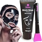 Das ORIGINAL - SOENA® Black Mask + MASKENPINSEL | XXL Tube...