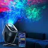 Govee Nebel Sternenhimmel Projektor LED, RGBW 7-Zonen DIY Sternenlicht Projektor mit 50+ Szenen, Matter & Alexa Kompatibel, Smart Timer & 18 White Noises für Kinderzimmer, Schlafzimmer Deko