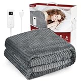 staronce Heizdecke 180x130 cm – 9 Heizstufen & Abschaltautomatik mit Überhitzungsschutz – Maschinenwaschbare Wärmedecke, Geschenke für Frauen